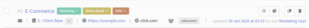 List Display change