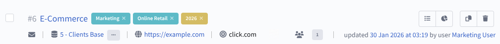 List Display change